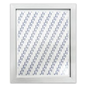10 Inch White Wood Picture Frame Front No Insert