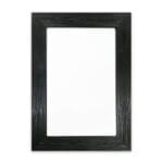 6 Inch Black Wooden Picture Frame Front Shot Hero Angle