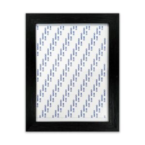 8 Inch Black Picture Frame Front Shot No Insert