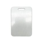 Aluminium Luggage Tag Front