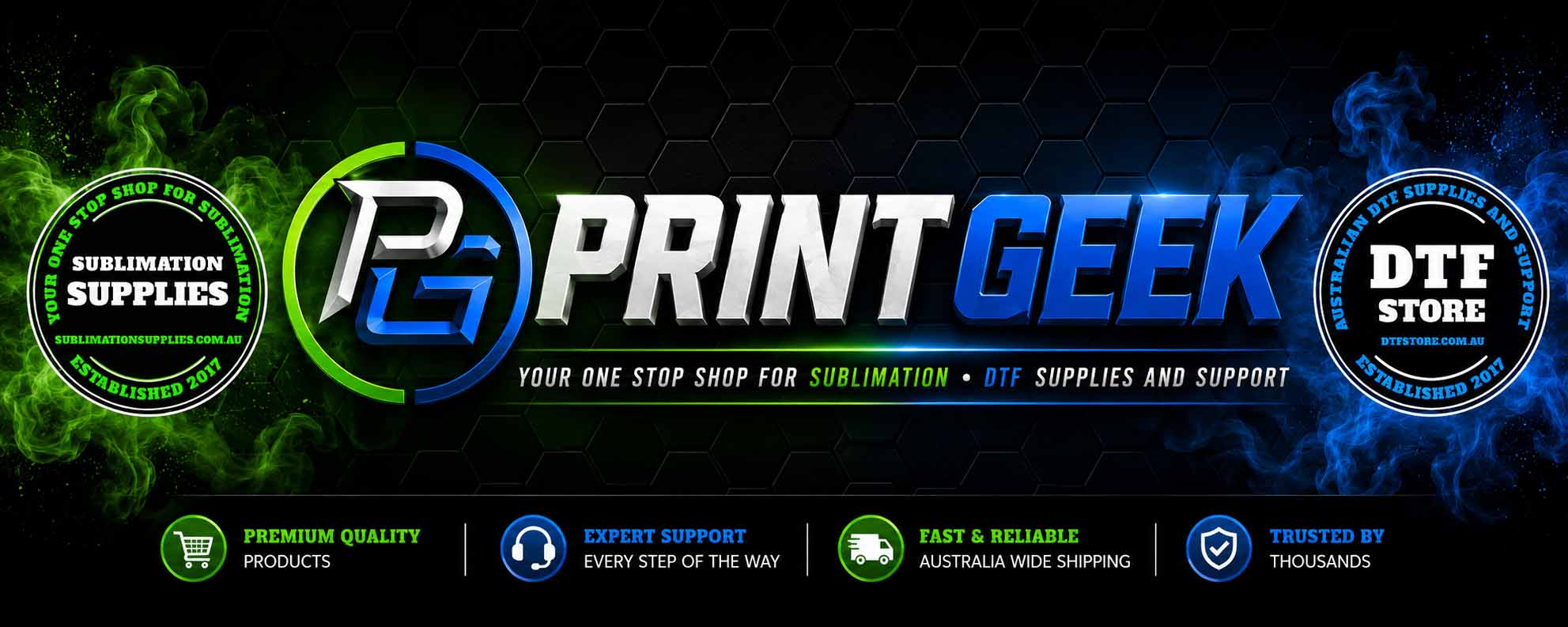 DTF Store and Sublimation Supplies merging into the new Print Geek website