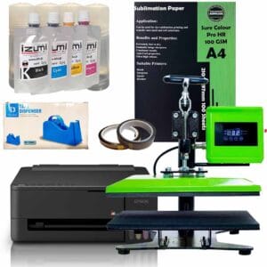 Epson ET1910 Beginner Sublimation Kit with Heat Press Izumi Printer Package