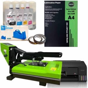 Epson ET1910 Intermediate Sublimation Kit 38 38 Cm Heat Press Izumi Printer Package