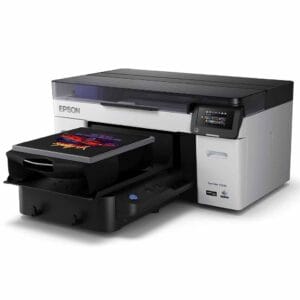 Epson F2260 Direct To Garment Film Printer Australia Front Right T Shirt Framed