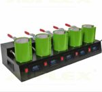 H6M155 Multiple DIgital Mug Heat Press 5 Slot Left