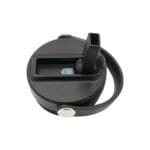 Hidden Straw Water Bottle 20oz Replacable Spare Lid Open