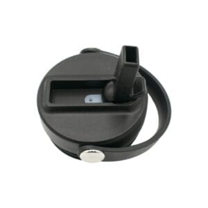 Hidden Straw Water Bottle 20oz Replacable Spare Lid Open