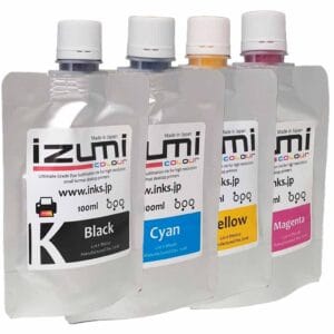 Izumi Dye Sublimation Ink CMYK 4 Pack 100ml sub Australia