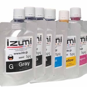 Izumi Dye Sublimation Ink CMYKKG 6 Pack 100ml sub Australia