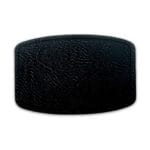 Leather Adheasive Patches Rectangle Rounded Black