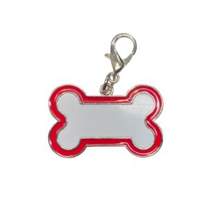 Metal Dog Tag Red Sublimation Blank Australia