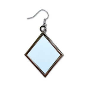 Metal Ear Ring Diamond Large Sublimation Blank