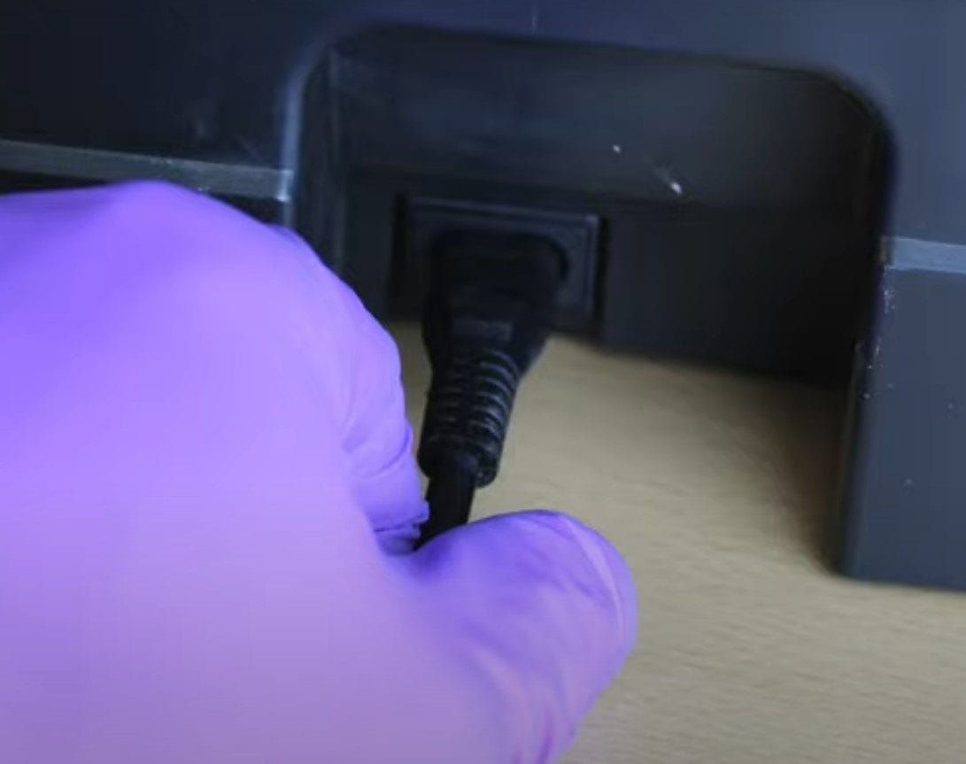 EcoTank printer head moved for manual maintenance access