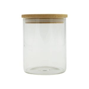 Sublimation Candle Glass Clear Front Full Product Lid On