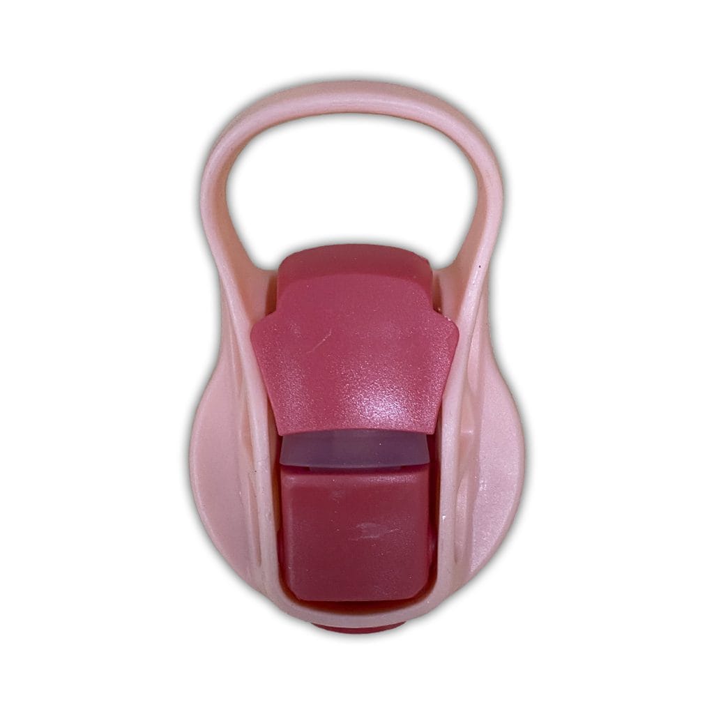 Sublimation Kids Bottle Replacement Peach Handle Red Lid Top