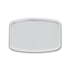Sublimation Polyester Patches Rounded Rectangle Front