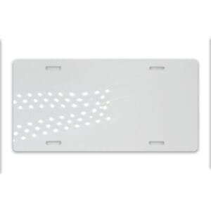 US Number Plate Sublimation Blank Front