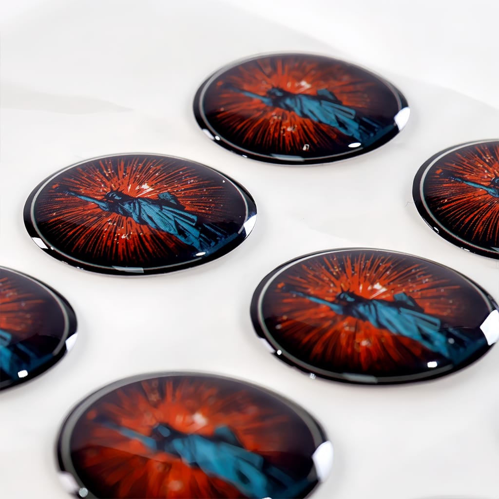 UV Doming Resin Example Dome Effect Hard Resin