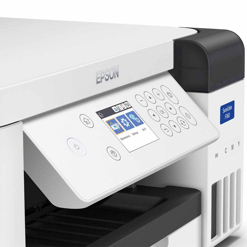 Epson F160 control panel